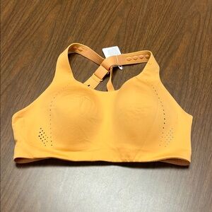 lululemon athletica Orange High-Impact Racerback Sports Bra